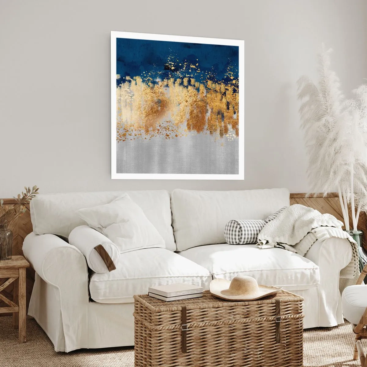 Poszter - Modern kompozíció csillogással - 50x50 cm