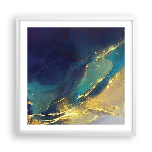 Poszter fekete keretben - Az arany lagúnaövezet - 50x50 cm