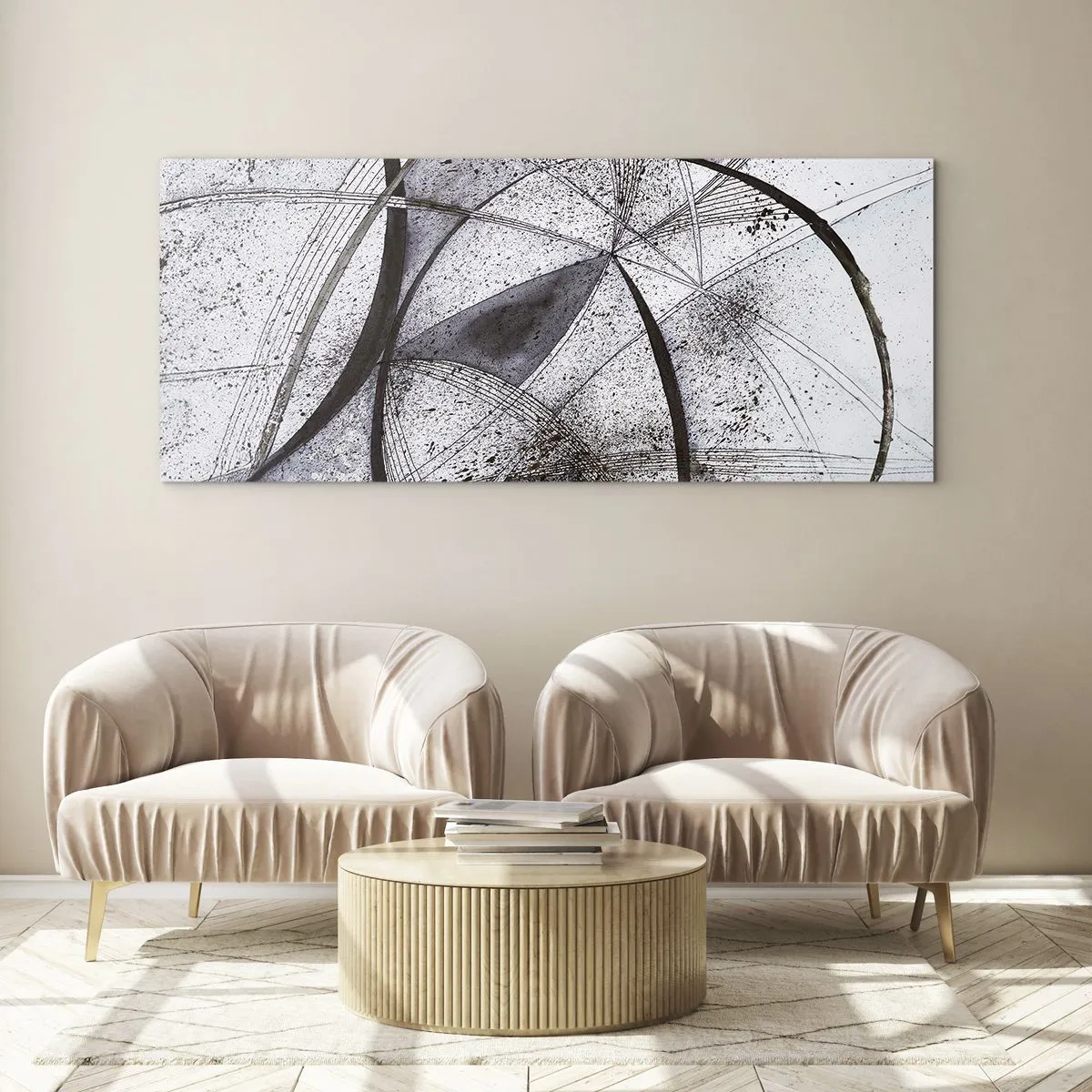 Üveg kép - Futurisztikus fantázia - 140x50 cm