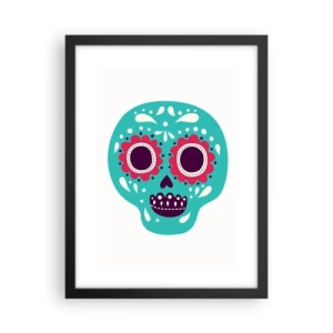 Poszter fehér keretben - Az élet - szórakozás a halálig - 30x40 cm