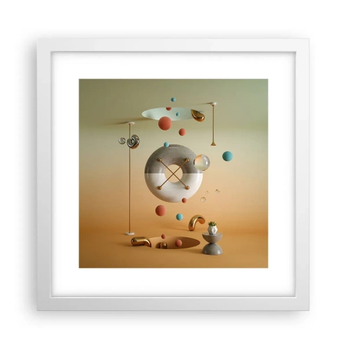 Poszter fekete keretben - Bármi megtörténhet - 30x30 cm