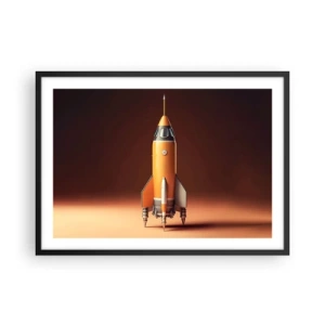 Poszter fehér keretben - Egy álommal kezdődik - 70x50 cm