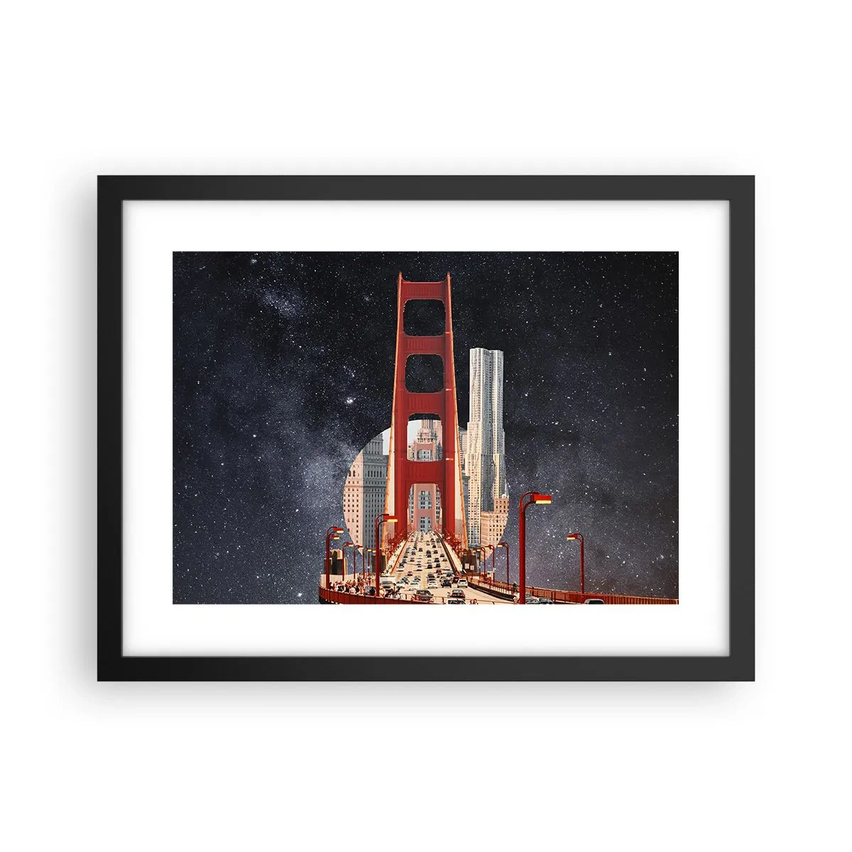 Poszter fehér keretben - Mindig a középpontban - 40x30 cm