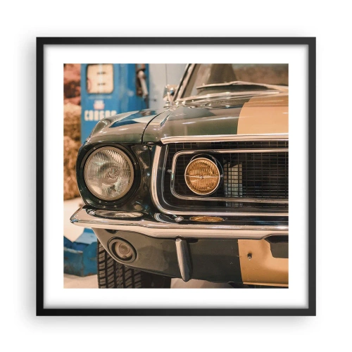 Poszter fehér keretben - Találkozás a legendával - 50x50 cm