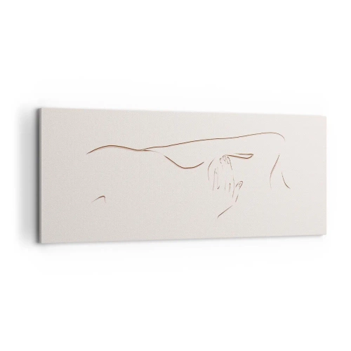 Vászonkép - A vágy alakja - 100x40 cm