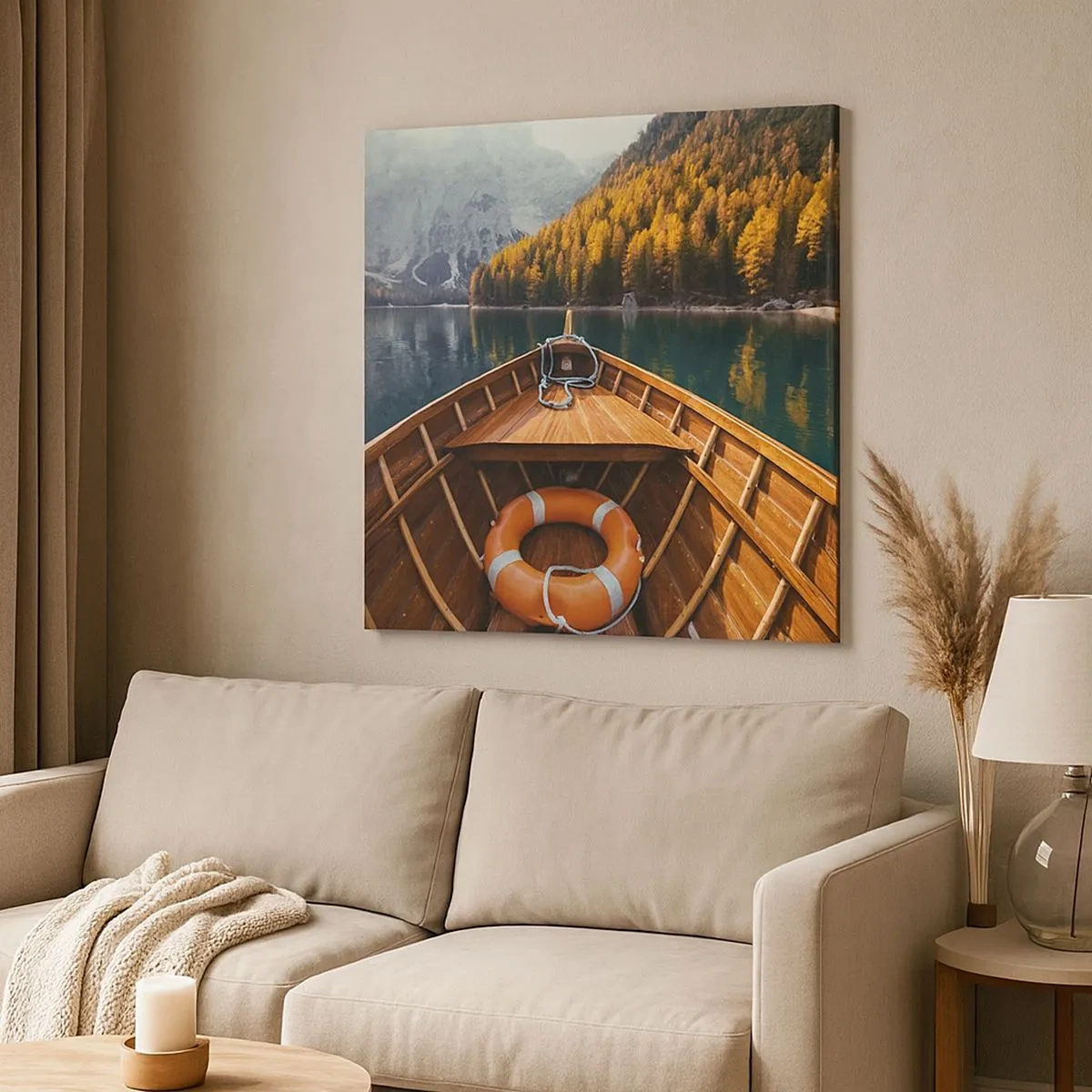 Vászonkép - Hegyi kirándulás - 30x30 cm