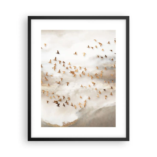 Poszter fehér keretben - Itt az idő... - 40x50 cm