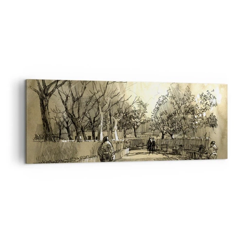 Vászonkép - Egy tollal megállított pillanat - 140x50 cm