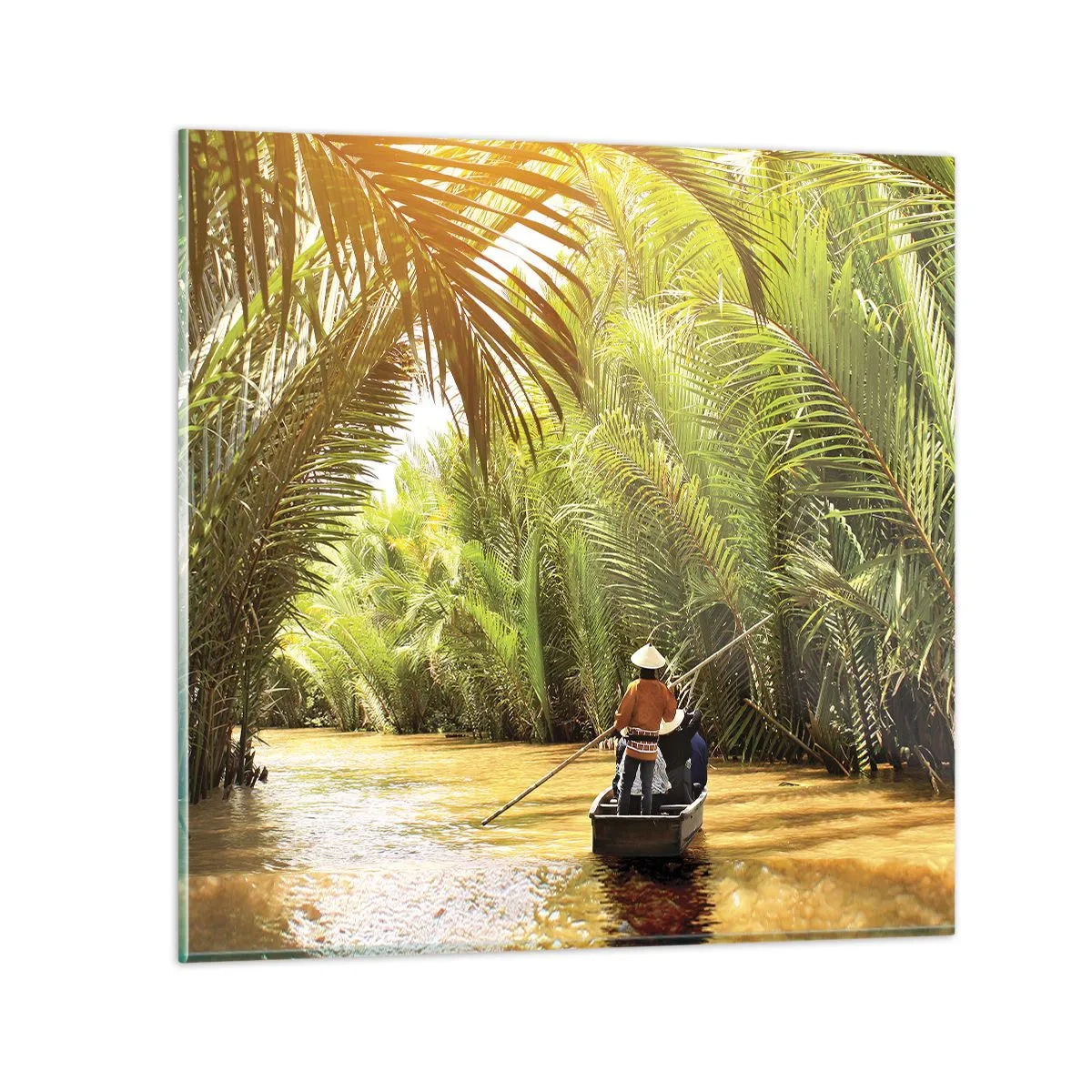 Üveg kép - A pálma kanyonban - 60x60 cm