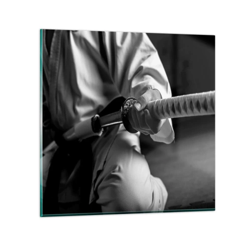 Üveg kép - Harcos lelke - 30x30 cm