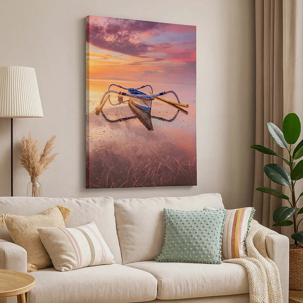 Vászonkép - Egy trópusi este nyugalma - 50x70 cm