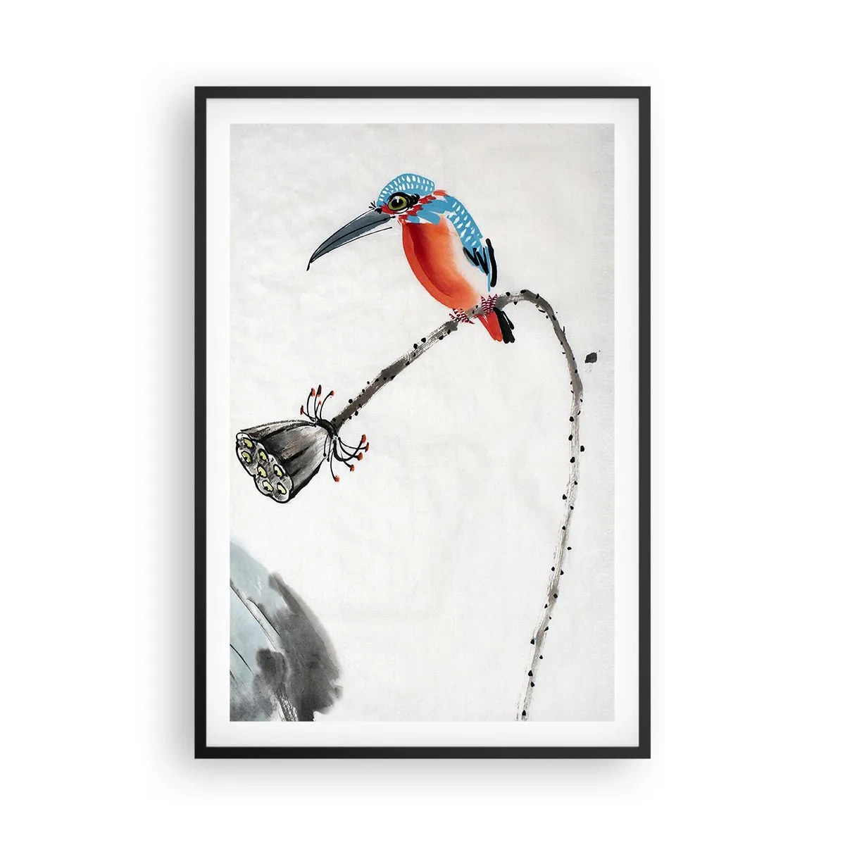 Poszter fehér keretben - A rét élete - 61x91 cm