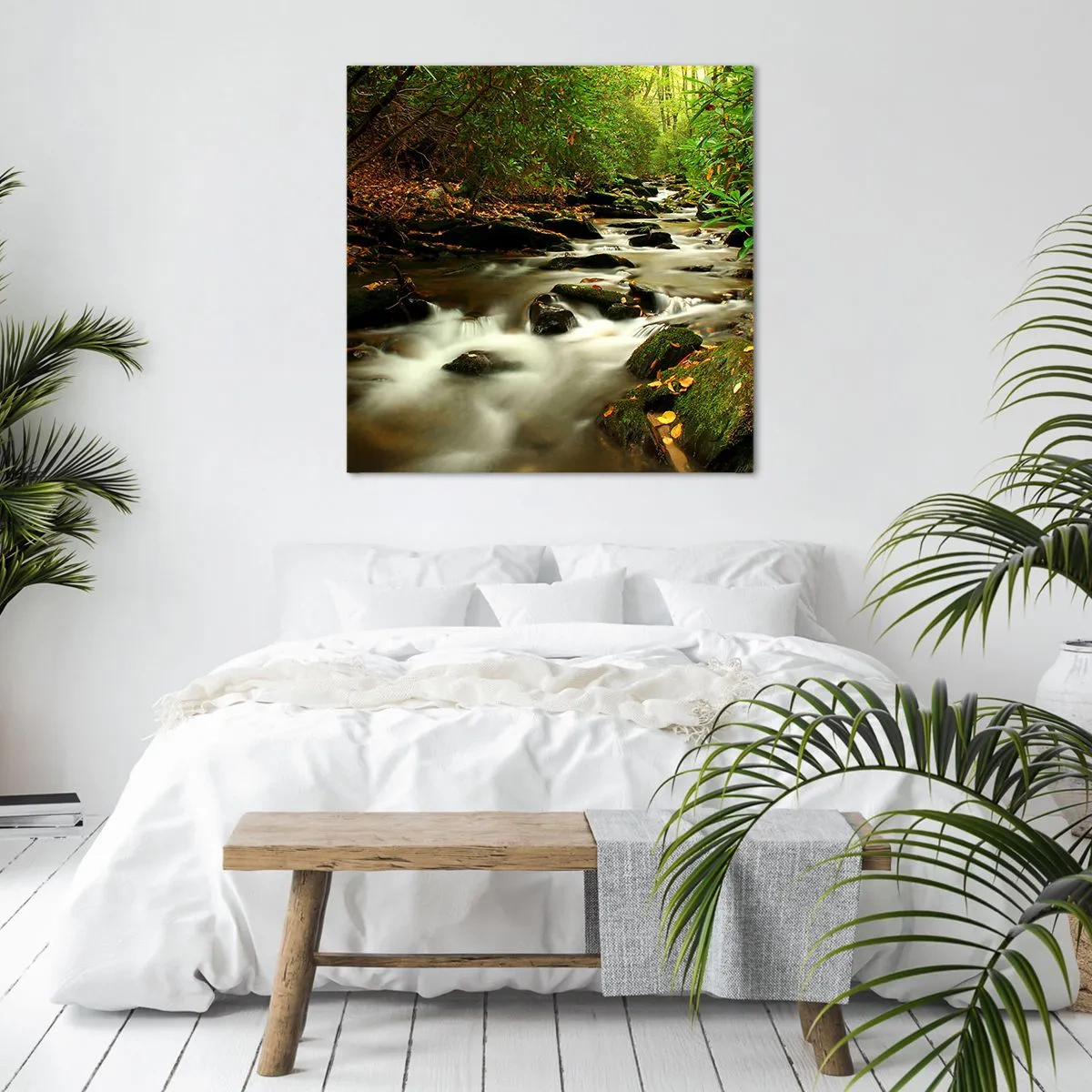 Vászonkép - Mint folyékony ezüst - 70x70 cm