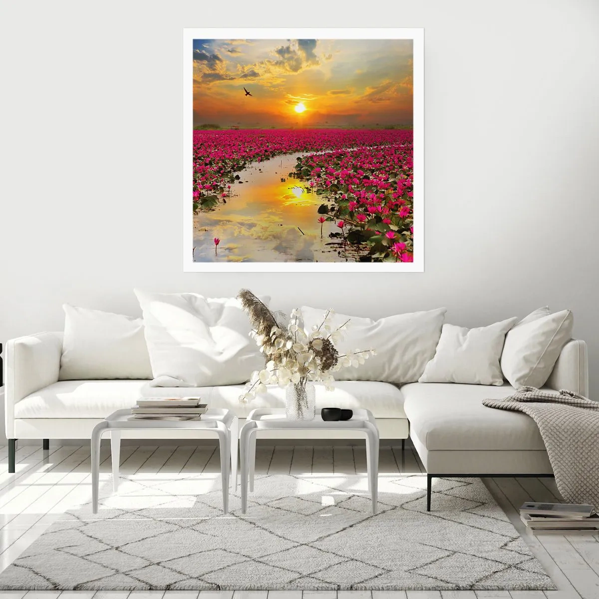 Poszter - A tó titokzatos élete - 60x60 cm