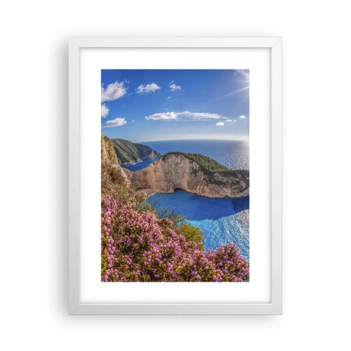Poszter fekete keretben - Nagyszerű görög nyaralásom - 30x40 cm