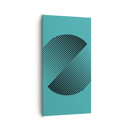 Vászonkép - A kör - egy geometriai variáció - 65x120 cm