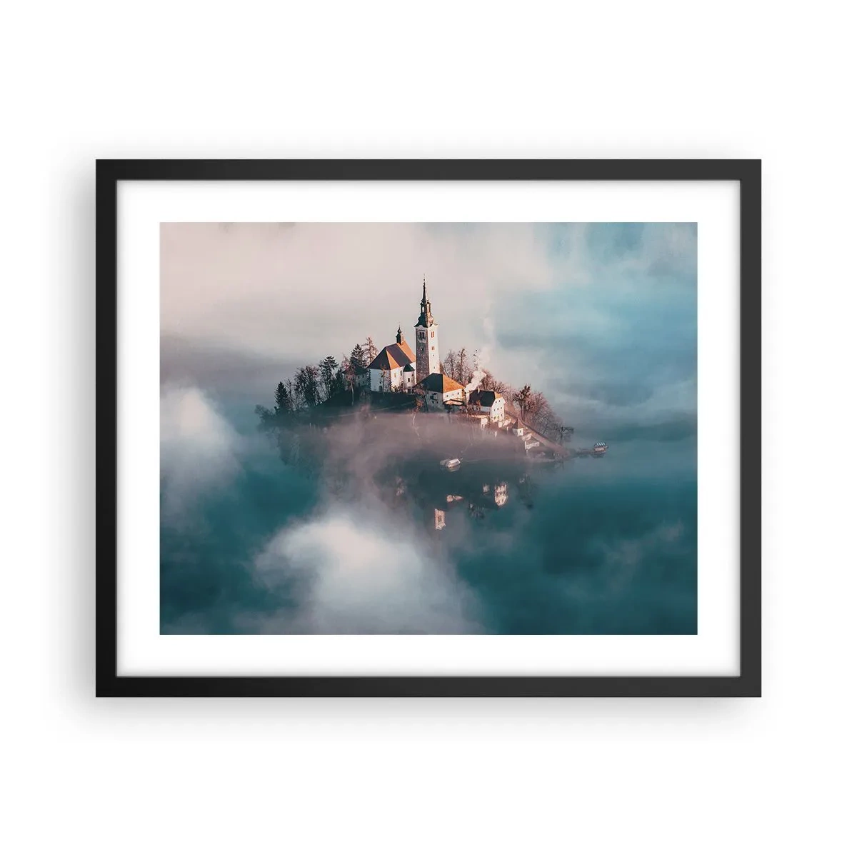 Poszter fehér keretben - Álomsziget - 50x40 cm