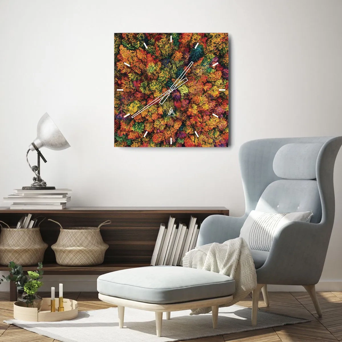 Falióra, Óra - Őszi facsokor - 30x30 cm