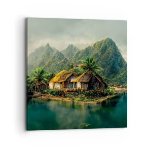 Vászonkép - Trópusi paradicsom - 70x70 cm