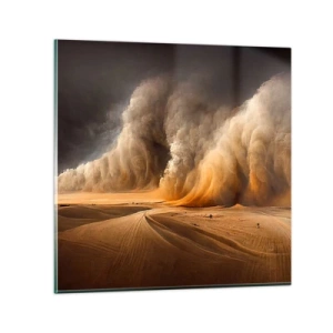 Üveg kép - A sivatag haragja - 70x70 cm