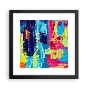 Poszter fehér keretben - Az élet gyönyörű! - 30x30 cm