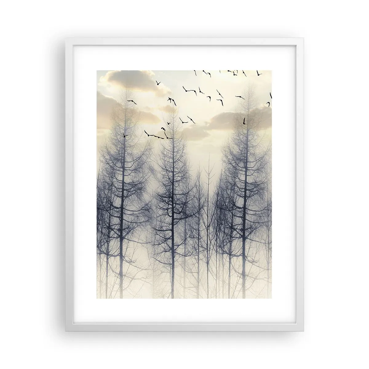 Poszter fekete keretben - Erdei szellemek - 40x50 cm