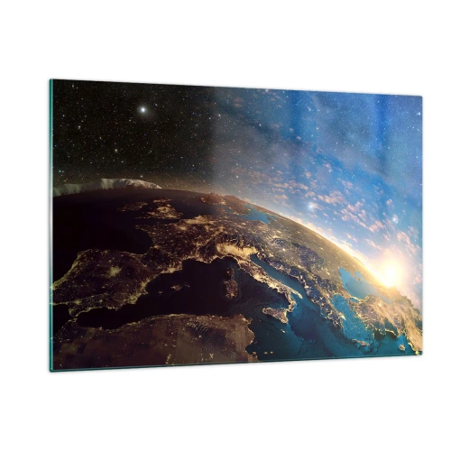 Üveg kép - Tekintsünk magunkra távolról - 120x80 cm