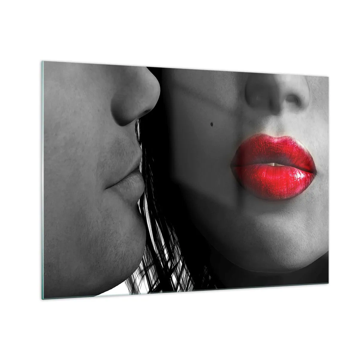 Üveg kép - Szemtől szembe  - 100x70 cm