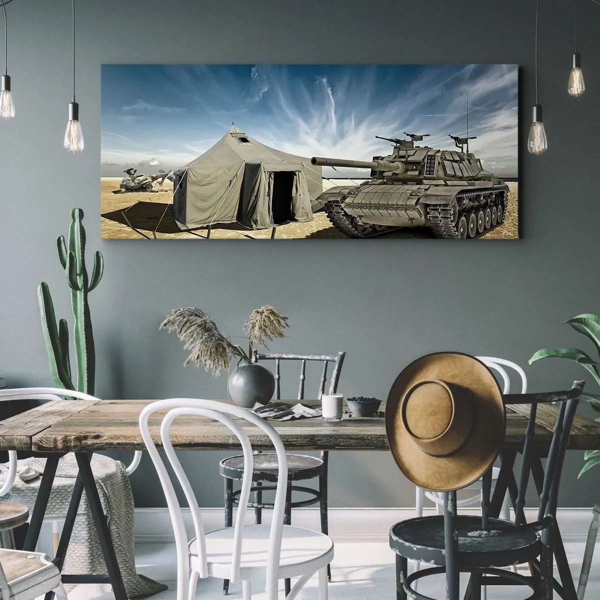 Vászonkép - Katonai álom - 160x50 cm
