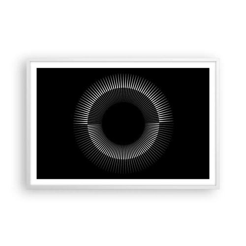 Poszter fekete keretben - Fekete Nap - 91x61 cm