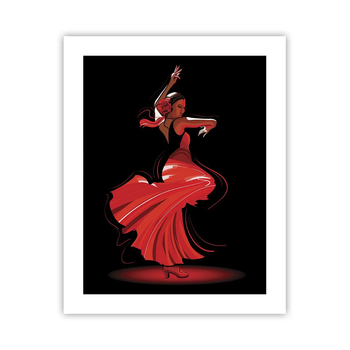 Poszter - A flamenco tüzes szelleme - 40x50 cm