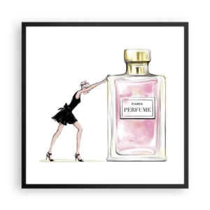 Poszter fehér keretben - A nőiesség lényege - 60x60 cm