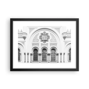 Poszter fehér keretben - A kultúrák határán - 40x30 cm