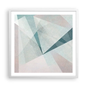 Poszter fekete keretben - Nyugodtan, de dinamikusan - 60x60 cm