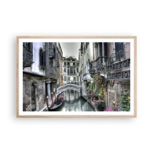 Poszter világos tölgy keretben - Évszázadokon át néma elmélkedésben - 91x61 cm