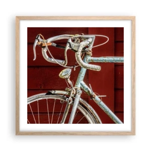 Poszter világos tölgy keretben - Győzelemre teremtve - 50x50 cm