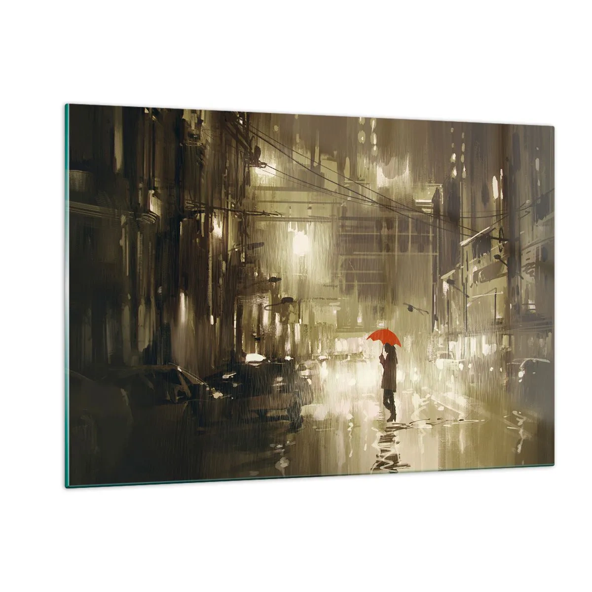 Üveg kép - Egyedül, de nem magányosan - 120x80 cm