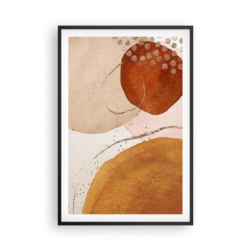 Poszter fehér keretben - Gömbölyűség és mozgás - 61x91 cm