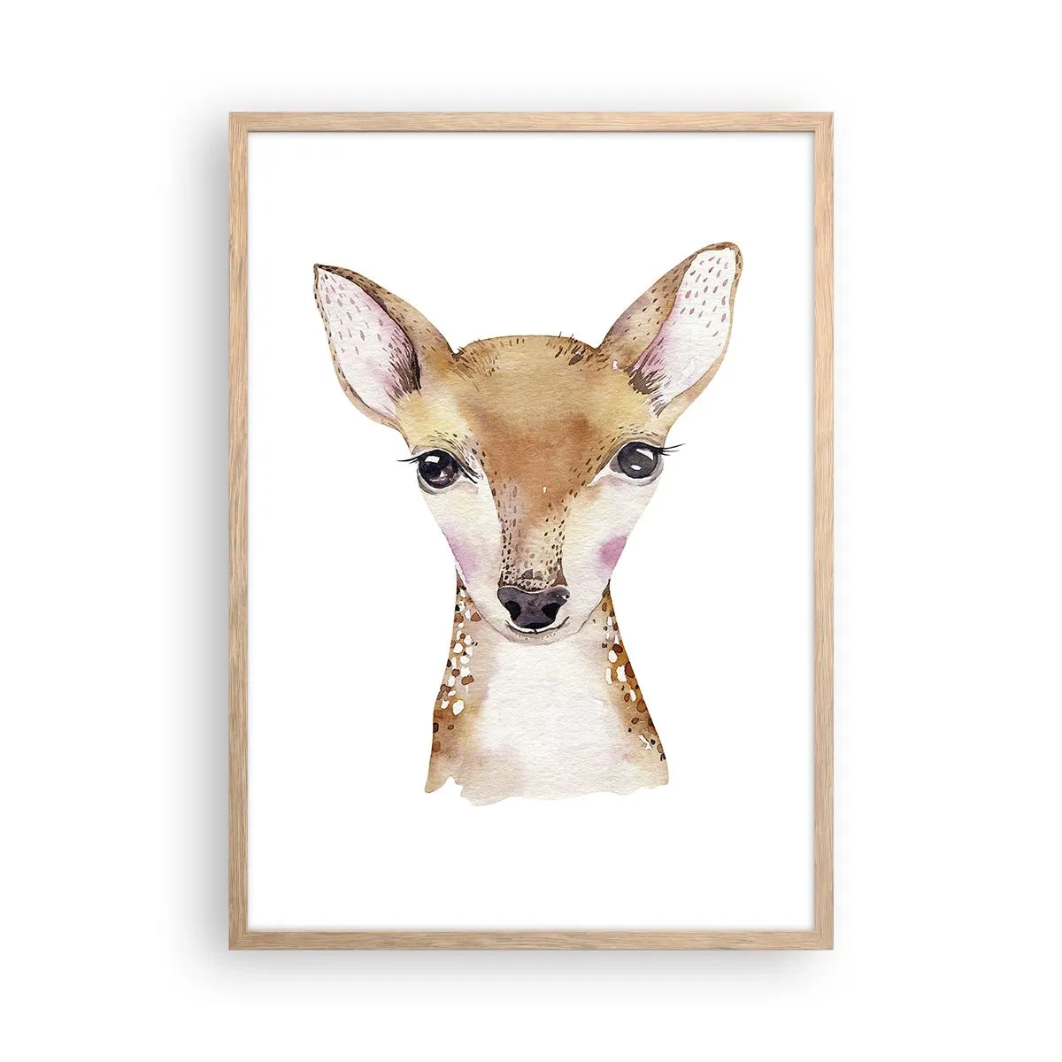 Poszter világos tölgy keretben - Az ártatlanság természete - 50x70 cm