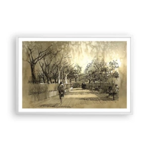 Poszter fekete keretben - Egy tollal megállított pillanat - 91x61 cm