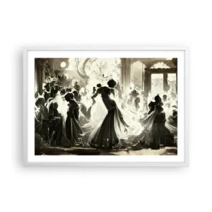 Poszter fekete keretben - Nagy álarcosbál - 70x50 cm