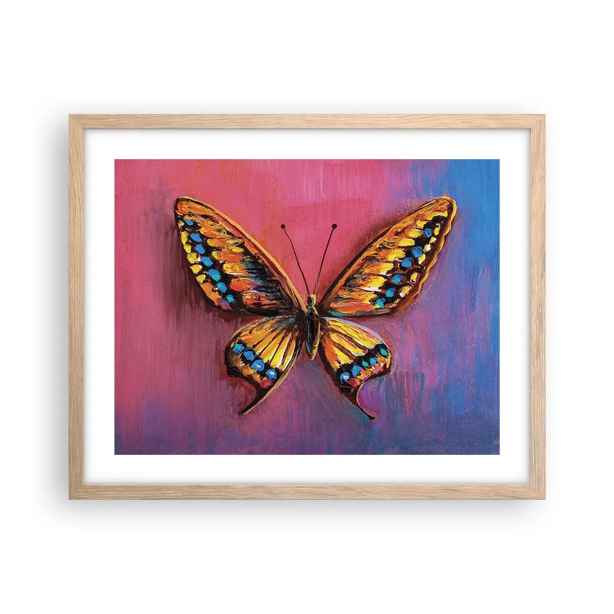 Poszter világos tölgy keretben - A természet gyöngye - 50x40 cm