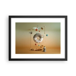 Poszter fehér keretben - Bármi megtörténhet - 40x30 cm