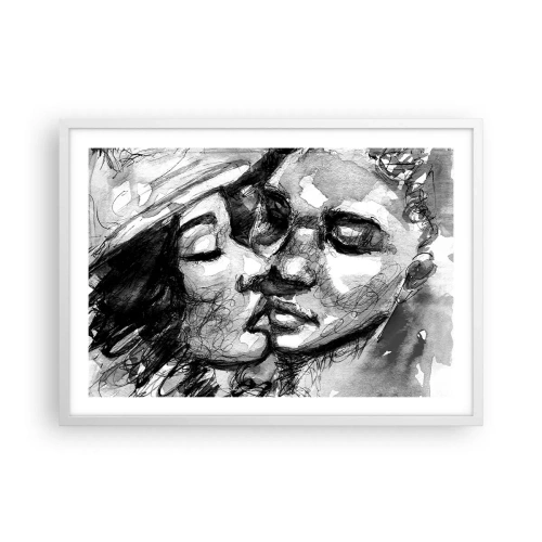 Poszter fekete keretben - Egy érzelmes pillanat - 70x50 cm