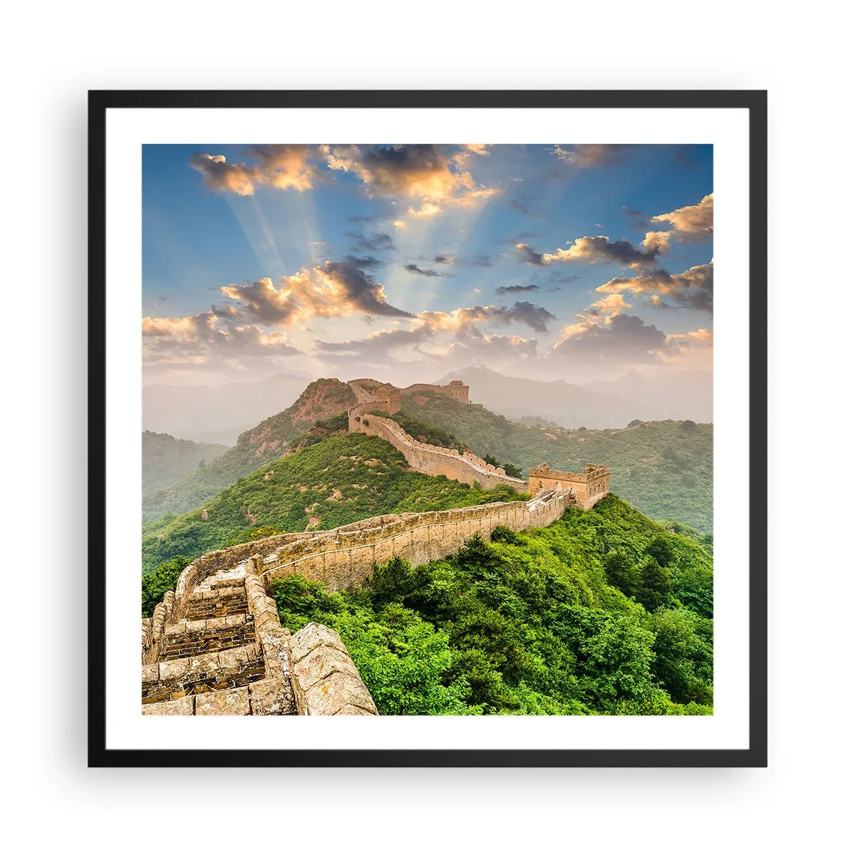 Poszter fehér keretben - Örökké tartó nagyság - 60x60 cm