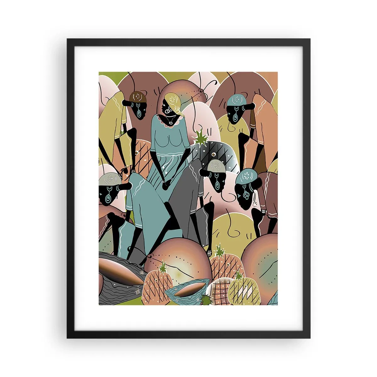 Poszter fehér keretben - Jön a nagy ünnep - 40x50 cm