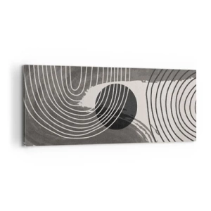 Vászonkép - Az ovális nyer - 100x40 cm