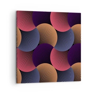 Vászonkép - Körkörös ritmusban - 50x50 cm