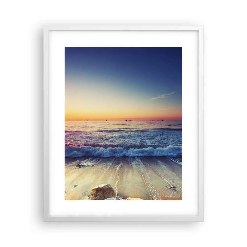 Poszter fekete keretben - Mi a helyzet a horizonton túl? - 40x50 cm