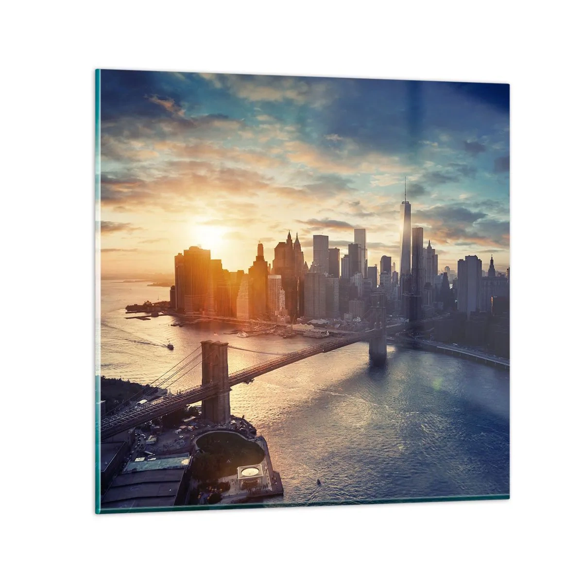 Üveg kép - Nyugati kultúra emlékműve - 60x60 cm